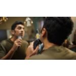 Comfortable, clean shave. Even on sensitive skin