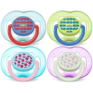 Freeflow pacifiers