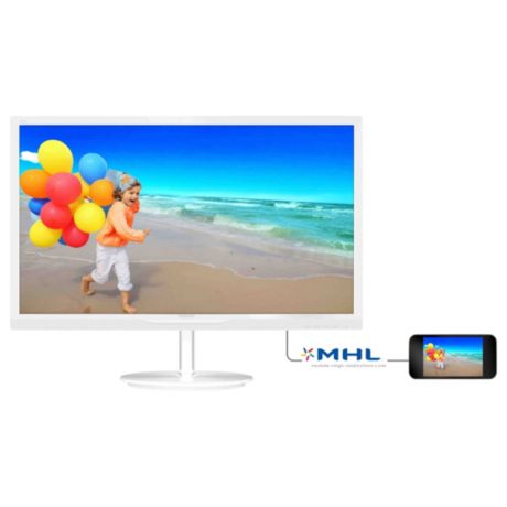 284E5QHSW/93  采用 SmartImage lite 技术的液晶显示器