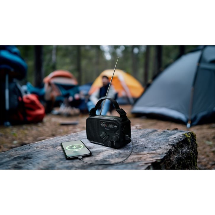 Reliable radio, torch and backup power source