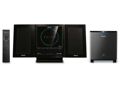 Philips micro theater hot sale mcd388 wireless subwoofer