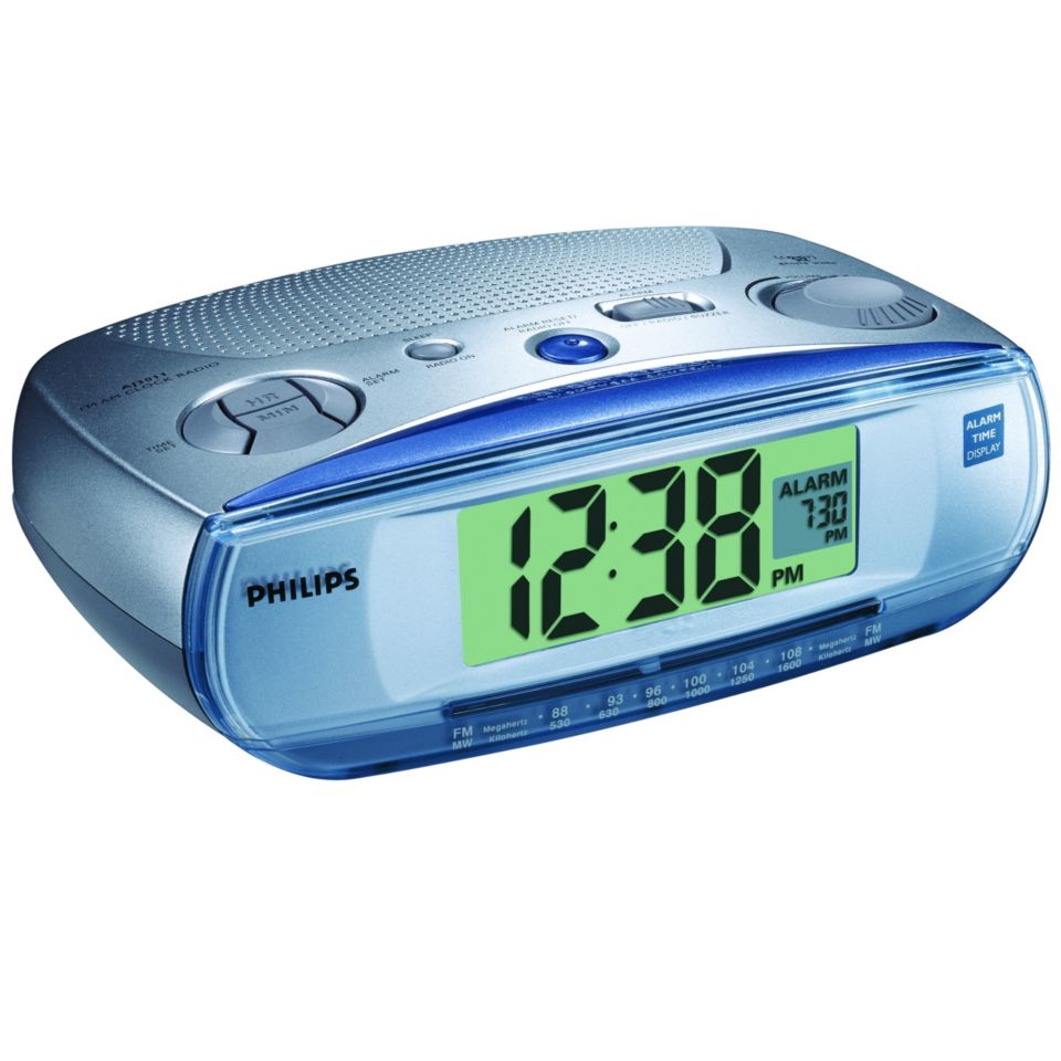 Philips Radiosveglia digitale Radio FM Orologio Sveglia funzione