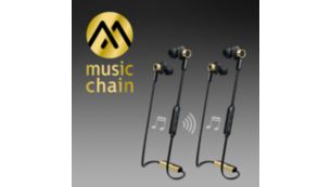 MusicChain™ allows easily music sharing with friend