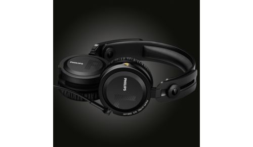 Dubbele draaiende armen voor luisteren met één oor