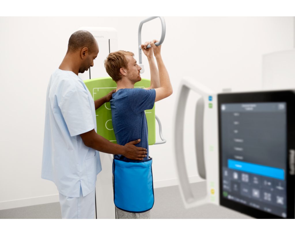 Stretch grip for vertical/movable stand Diagnostic X-Ray Imaging