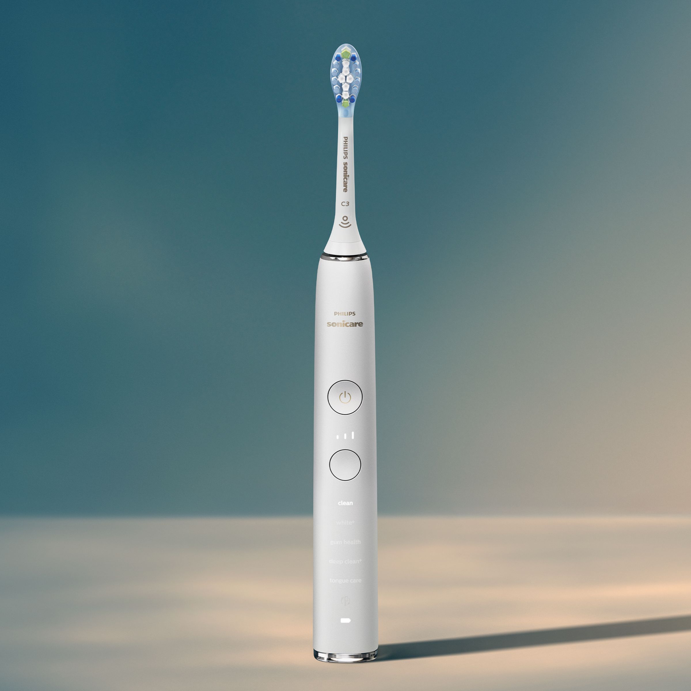 A DiamondClean Smart standing on a counter.