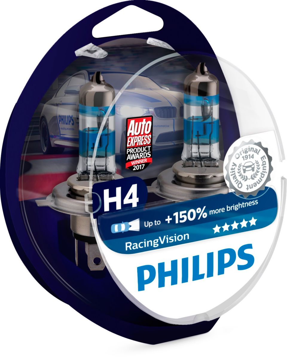 Strålkastarlampa för bil LED 2-pk, Philips
