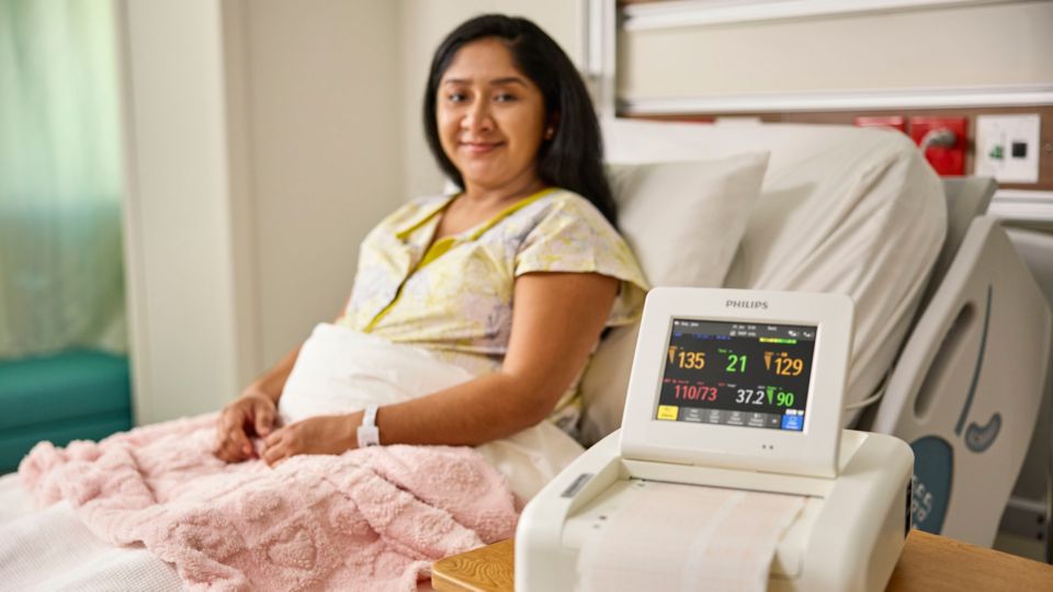 CTG with maternal heart rate