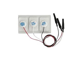 Preattached leadwire electrode ECG accessories