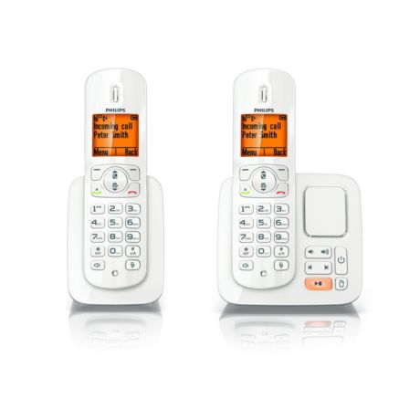 CD2852W/FR BeNear Téléphone fixe sans fil avec répondeur