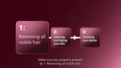 How to get started with your Lumea | Prepare for treatment