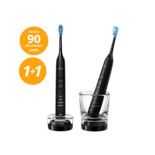 Sonicare 9000 DiamondClean Sonické kartáčky s aplikací a nabíjecí sklenička 1+1