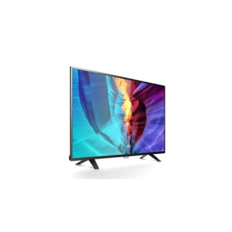 49PFT6100/56  6000 series 49PFT6100 دقة Full HD، ‏Smart LED TV رفيع