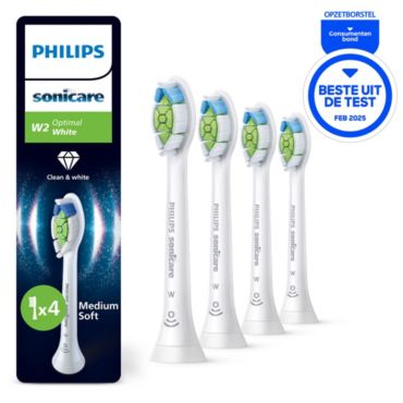 Philips Sonicare Optimal White Set van 4 opzetborstels