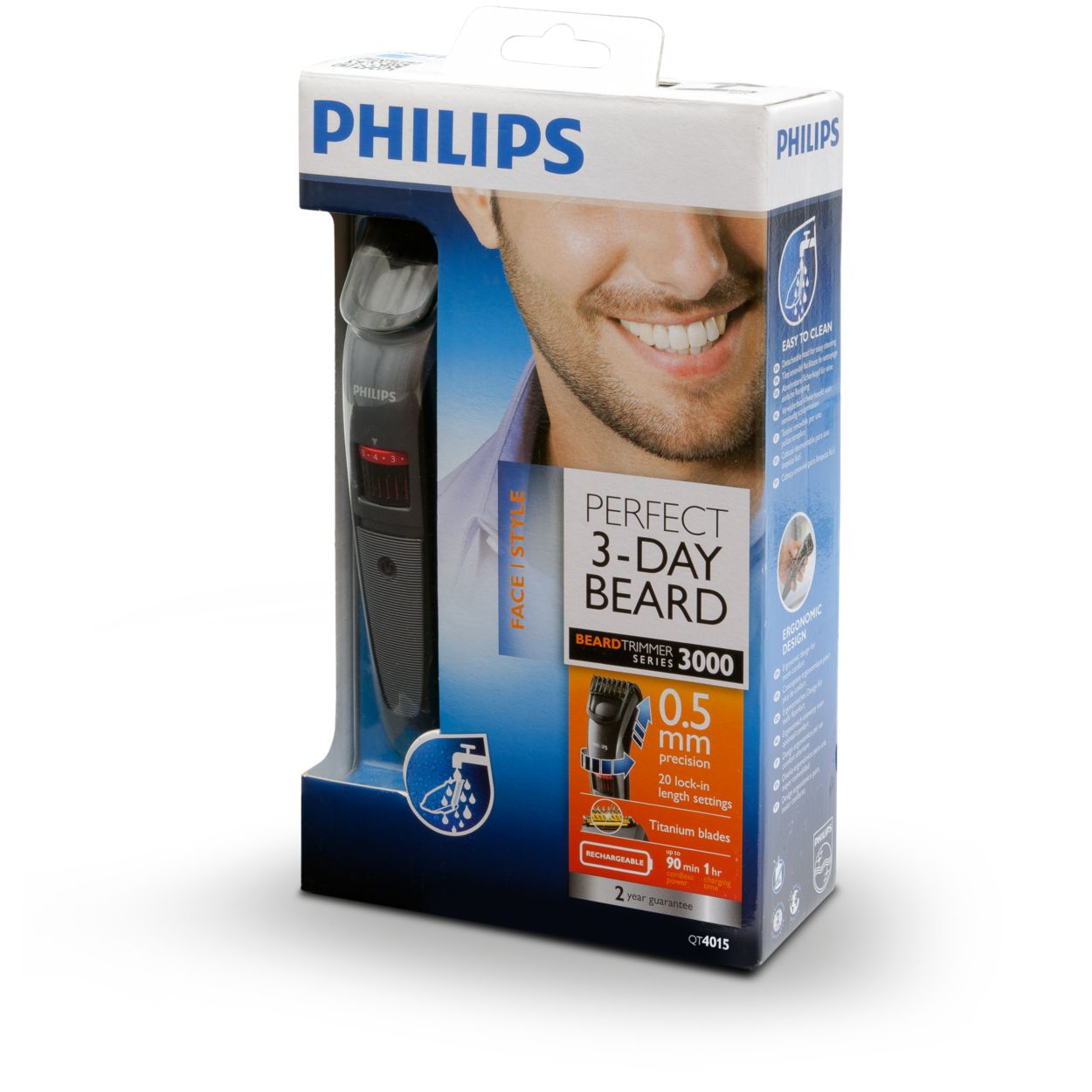 PHILIPS Recortadora De Barba QT4015 Recargable