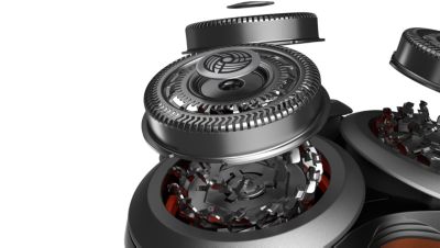 72 rotirajuće oštrice hvataju i podrezuju dlačice iz svih kutova