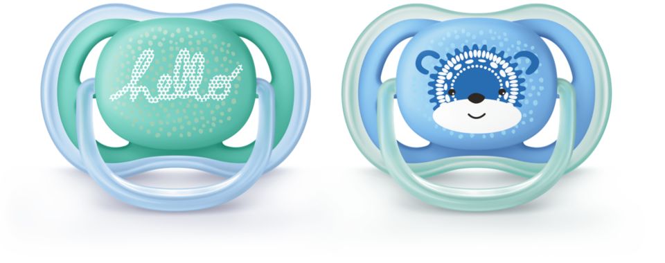 A light, breathable pacifier