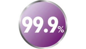 Natural steam sterilizing kills 99.9% of harmful germs