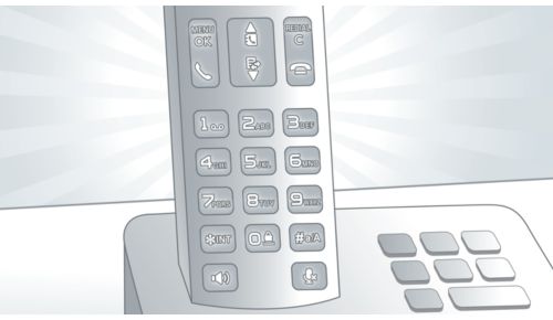 Verlicht toetsenpaneel voor snelle toegang, ook in het donker