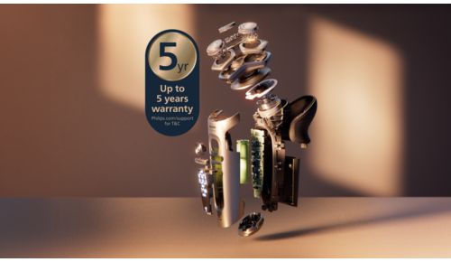 Progettati per durare: fino a 5 anni di garanzia****