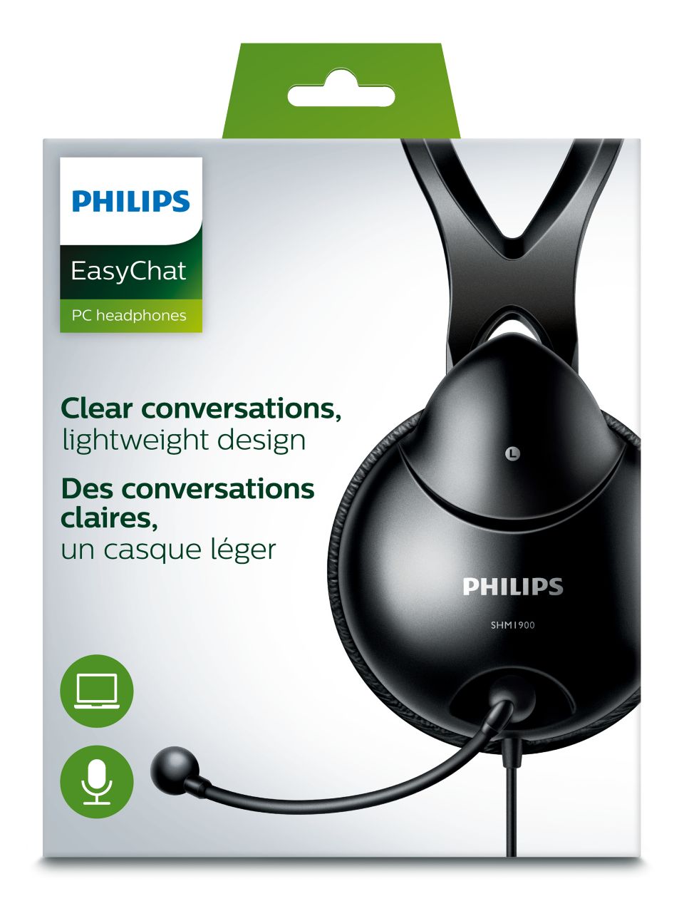 Philips 1900 shop stereo pc headphone