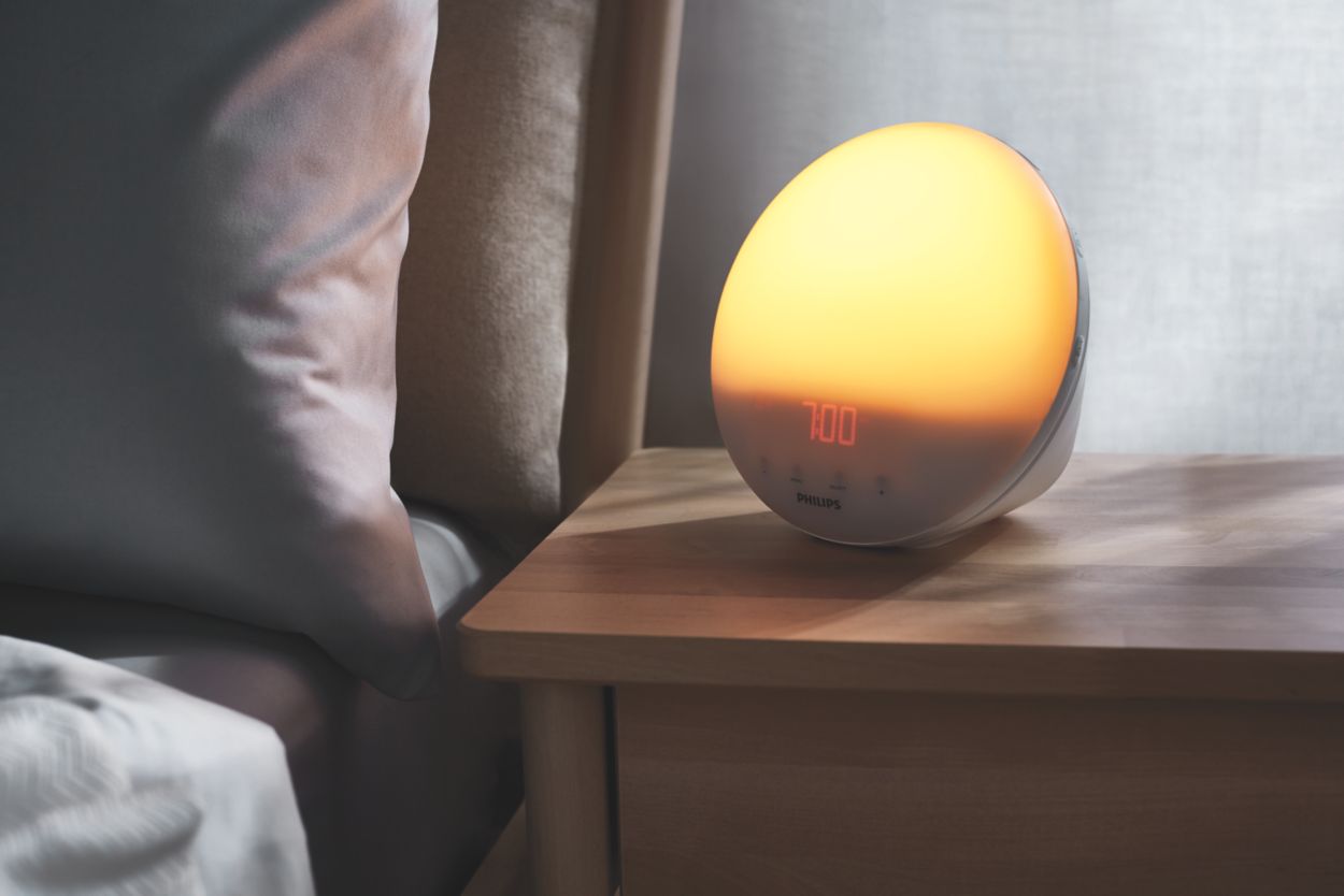  Philips Wake-Up Light Alarm Clock HF3500/01 with Sunrise  Simulation : Home & Kitchen