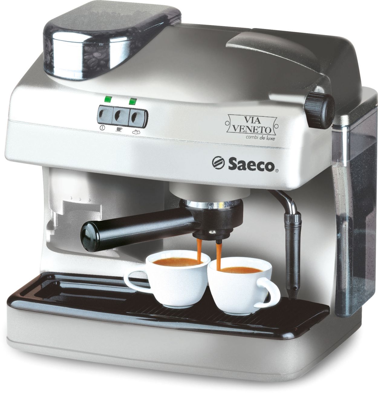 Cafetera Saeco Vía Veneto Combi de Luxe RI9347/01 automática