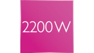 Profesional de 2200 W para resultados de peluquería perfectos
