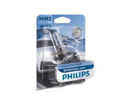 Set 2 Becuri auto Philips H7 Vision Plus, +60%, 12V, 55W