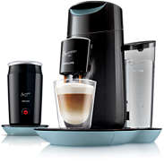 Twist &amp; Milk Machine à café à dosettes avec mousseur à lait