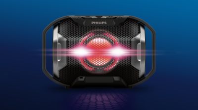 Light it up! Multi-coloured lights blaze to the beat