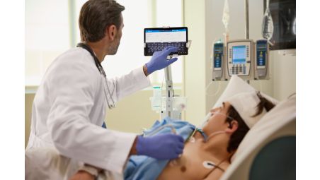 Presets optimize the transducer to the exam 