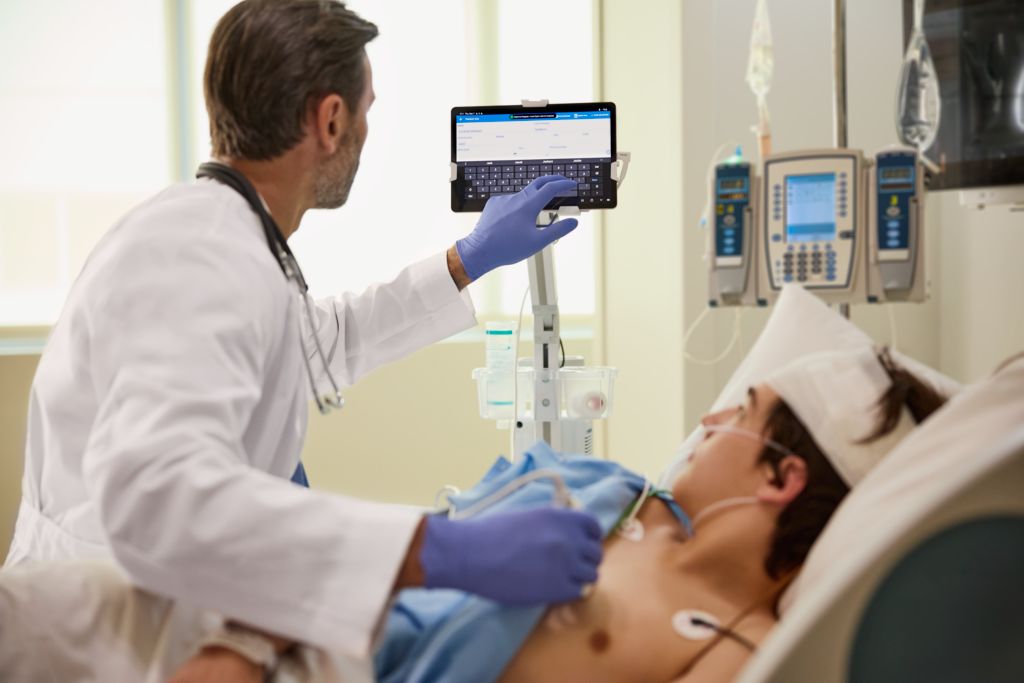 Presets optimize the transducer to the exam 