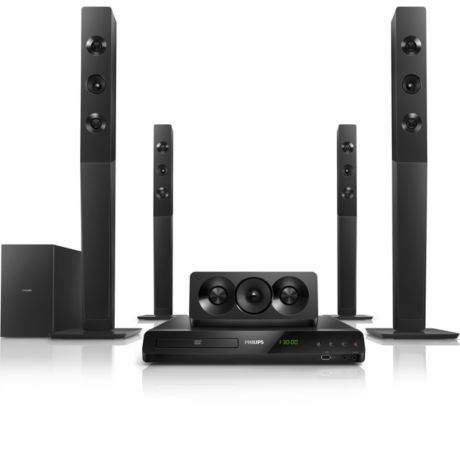 HTD5580/98  5.1 DVD Home theater