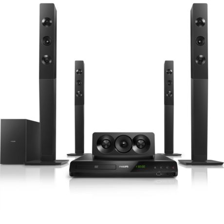 HTD5580X/78  Home Theater com DVD 5.1