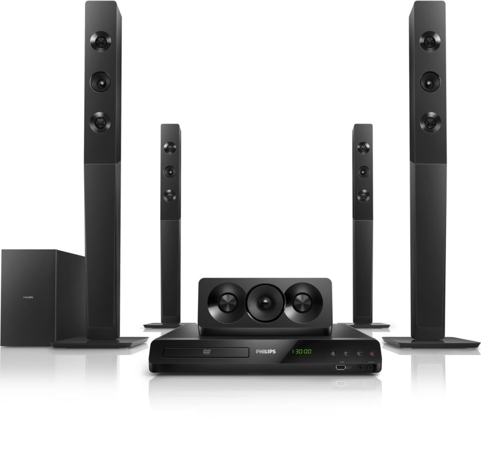 Philips hi fi 5.1 multimedia hot sale home theatre