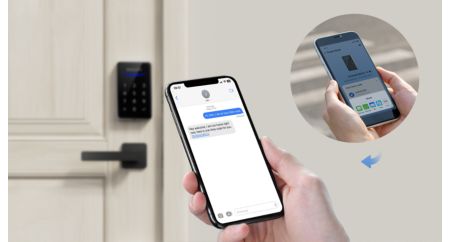 Share one-time PIN code anytime, anywhere