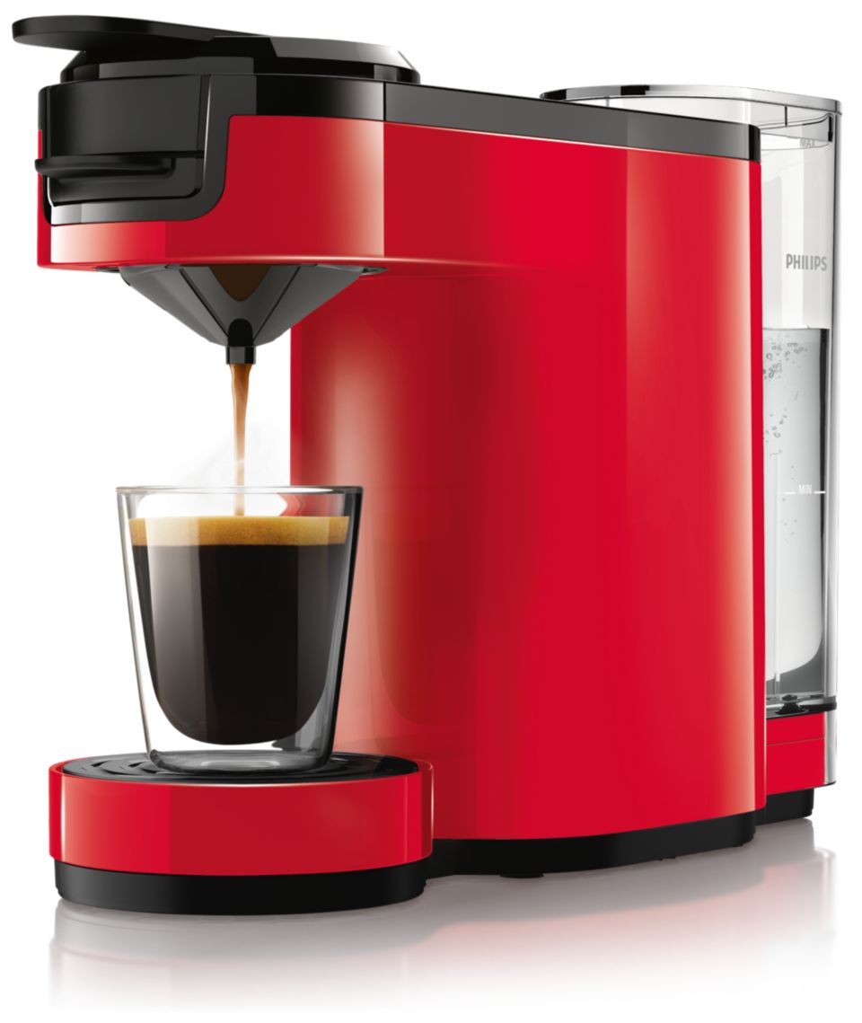 Machine à café PHILIPS Senseo rouge[pour réparation ou p