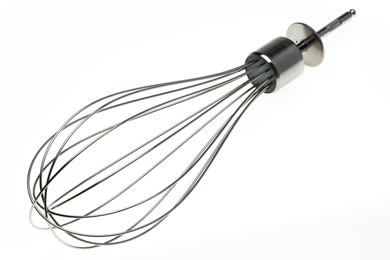  Mostop Multifunktionaler Schneebesen, Brot-Clip, 2-in-1,  Hand-Eierschläger, Silikon-Ballon-Schneebesen, Steak-Clip zum Mischen,  Schlagen und Rühren, 2 Stück