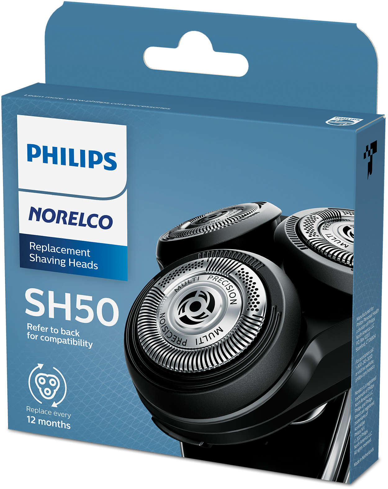 Philips Norelco SH50 Series 5000 Replacement Shaving Heads