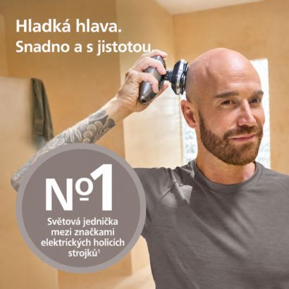 Hladká hlava. Snadno a s jistotou.