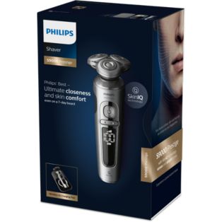 Shaver S9000 Prestige Nat en droog elektrisch scheerapparaat, 9000-serie