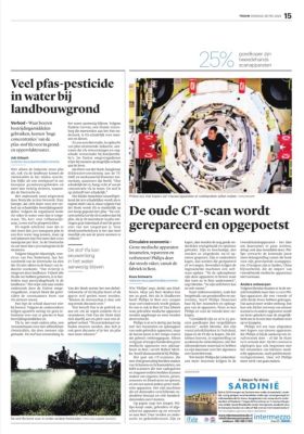 Pfas bestrijdingsmiddelen in water en ct scan reparatie