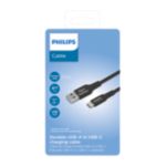 Cabo trançado superior de USB-A para USB-C