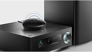 Connects to almost any Hi-Fi or PC speaker system