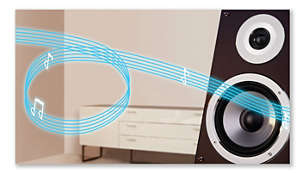 Sonido Hi-Fi potente que invade tu habitación