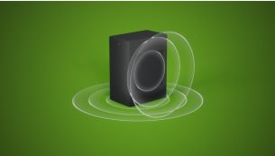 5.1.2-kanaler med trådlös subwoofer