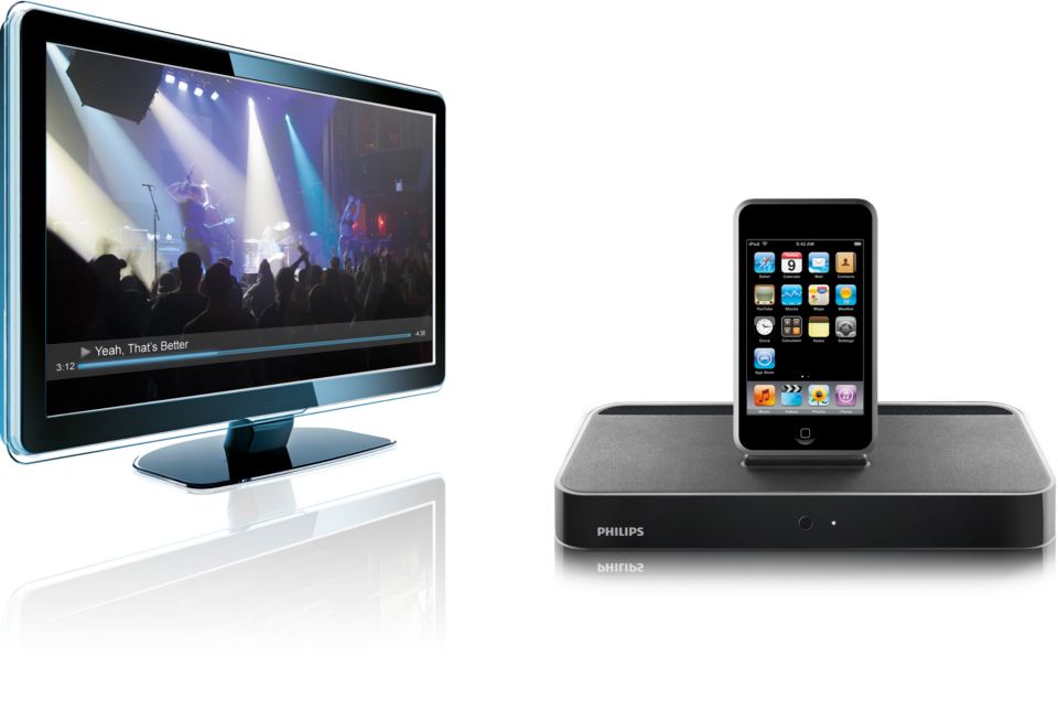 Erleben Sie die iPod-Wiedergabe auf dem Fernseher