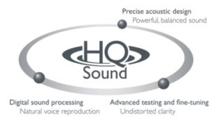 HQ-Sound: ingeniería acústica de alta calidad para un sonido soberbio