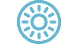 采用弧形槽的特殊刀片系统，可实现洁净的剃须效果
